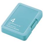 エレコム SD/microSDカードケース スカイブルー CMC-SDCPPBU