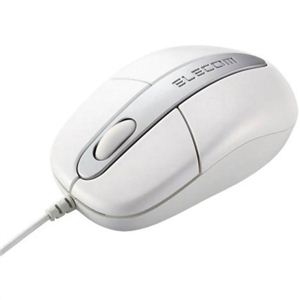 エレコム ホイール付イメージセンサマウス USB&PS/2タイプ ホワイト M-M2UP2RWH