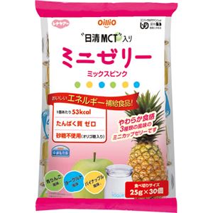 日清オイリオ レナケアー ミニゼリー ミックスピンク 25g×30個