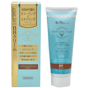 テンスター モイストヘアカラーV ブラウン 150g