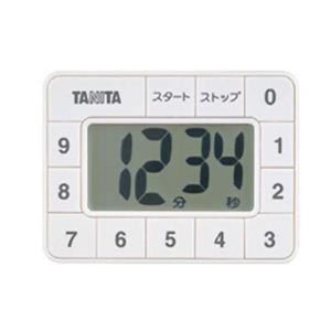 タニタ 10キータイマー100分計 TD-390-WH ホワイト