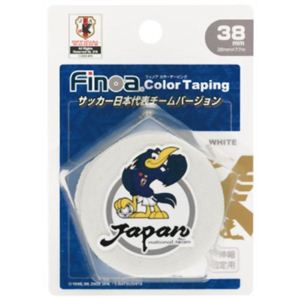 フィノア カラーテーピング サッカー日本代表チームバージョン 38mm×7.7m 白