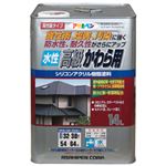 アサヒペン 水性高級かわら用 アイリッシュグリーン 14L