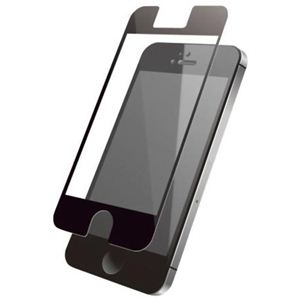 【訳あり・在庫処分】ELECOM（エレコム） iPhone5用気泡ゼロフィルム(皮脂汚れ防止) ブラック PS-A12FLBC - 拡大画像