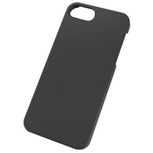 エレコム iPhone5用シェルカバー ブラック PS-A12PVBK