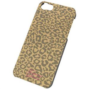 エレコム iPhone5用シェルカバーfor Girl ヒョウ(ブラウン) PS-A12PVG02