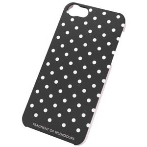 エレコム iPhone5用シェルカバーfor Girl ドット(ブラック) PS-A12PVG04