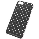 エレコム iPhone5用シェルカバーfor Girl ドット(ブラック) PS-A12PVG04