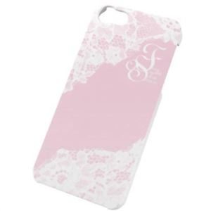 エレコム iPhone5用シェルカバーfor Girl レース(ピンク) PS-A12PVG05