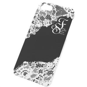 エレコム iPhone5用シェルカバーfor Girl レース(ブラック) PS-A12PVG06