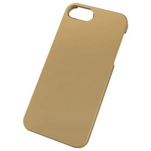 エレコム iPhone5用シェルカバー ゴールド PS-A12PVGD