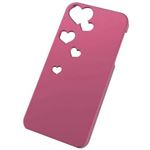 エレコム iPhone5用シェルカバーfor GIRL パンチング ディープピンク PS-A12PVPG01