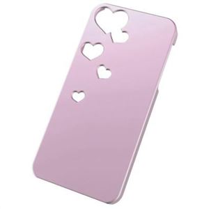 エレコム iPhone5用シェルカバーfor GIRL パンチング ライトピンク PS-A12PVPG02