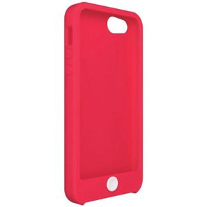 エレコム iPhone5用カラフルシリコンケース レッド PS-A12SC2RD