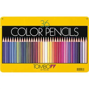 （まとめ買い）トンボ鉛筆 色鉛筆 36色 CB-NQ36C×2セット - 拡大画像