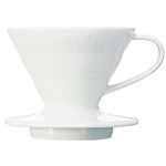 ハリオ V60透過ドリッパー01 セラミックW VDC-01W ホワイト 1-2杯用