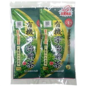 お茶の丸善 有機宇治煎茶 金 100g×2個セット