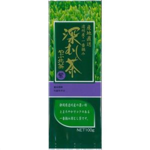 お茶の丸善 産地直送 深むし茶 紫 100g