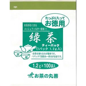 お茶の丸善 お徳用緑茶 ティーパック 1.2g×100P