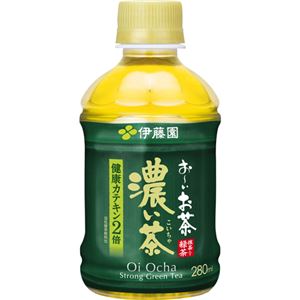 【ケース販売】おーいお茶 緑茶 濃い味 280ml×24本