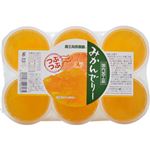 【ケース販売】蔵王高原農園 つぶつぶみかんゼリー 115g×6個