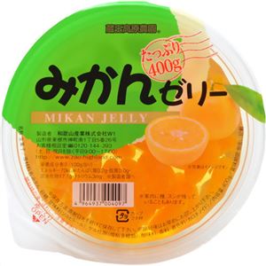 【ケース販売】蔵王高原農園 たっぷり400g みかんゼリー 400g×12個