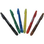 uni 水性サインペン ピュアカラーF 中字+極細 6色セット