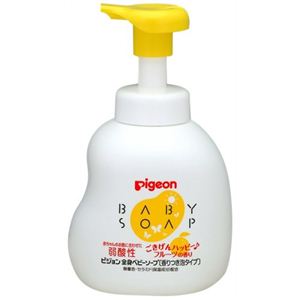 【数量限定】ピジョン 全身ベビーソープ 泡タイプ フルーツの香り 500ml
