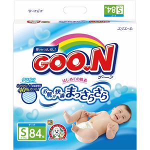 グーン はじめての肌着 テープ Sサイズ 84枚入