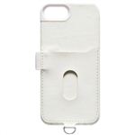 ケンコー iPhone5用フェイクレザーケース ホワイト
