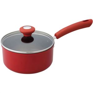 MEYER イタリアンレッドシリーズ IH対応片手鍋 18cm ガラス蓋付き (ギフトボックス入り) MIR-S18