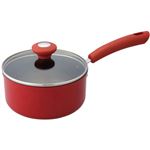 MEYER イタリアンレッドシリーズ IH対応片手鍋 18cm ガラス蓋付き (ギフトボックス入り) MIR-S18