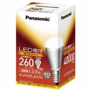 パナソニック LED電球 EVERLEDS(エバーレッズ) 電球色相当 E17口金 全光束260lm LDA4L-H-E17