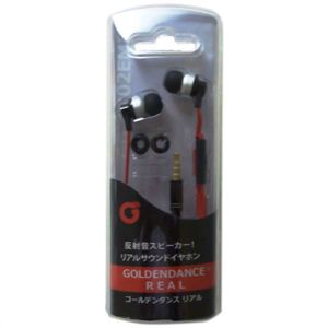 GOLDENDANCE REAL 反射音スピーカー リアルサウンドイヤホン 20Hz-20000Hz GD-1202EM