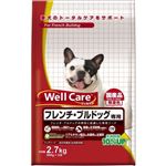 ウェルケア フレンチ・ブルドッグ専用 小粒 2.7kg(900g×3袋)