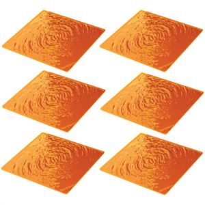 グッチーニ AQUA グラスコースター 6P オレンジ 249205.45
