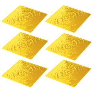 グッチーニ AQUA グラスコースター 6P イエロー 249205.88