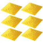 グッチーニ AQUA グラスコースター 6P イエロー 249205.88