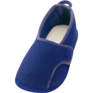 あゆみシューズ 院内用 早快マジック 紺 2501 L