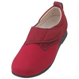あゆみシューズ 施設・院内用 ウィングストレッチ ワイン 1102 S