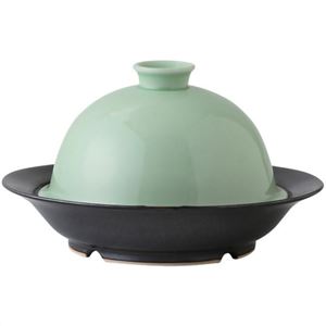 有田焼 メタボ蒸すクック グリーン