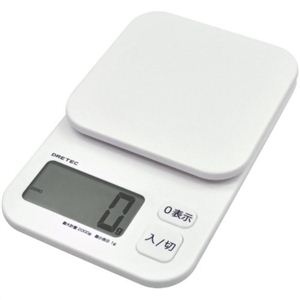 ドリテック デジタルスケール トルテ 2kg ホワイト KS-254WT