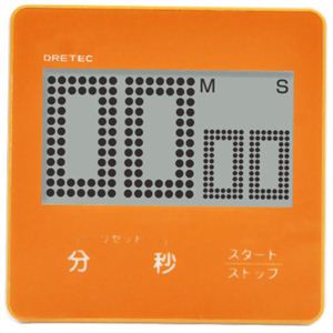 ドリテック バックライト付スクロールタイマー オレンジ T-313OR