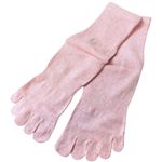 シルク五本指ソックス S(22-24cm) キティピンク