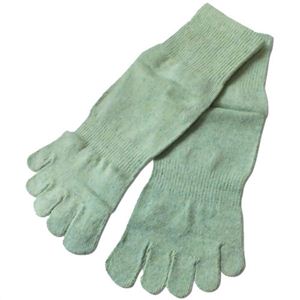 シルク五本指ソックス S(22-24cm) メロン