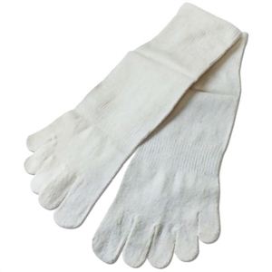シルク五本指ソックス S(22-24cm) ホワイト