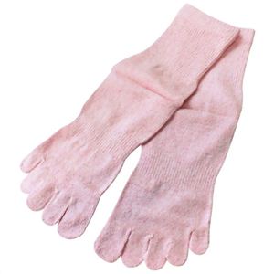 シルク五本指ソックス M(24-26cm) キティピンク