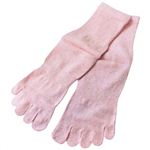 シルク五本指ソックス M(24-26cm) キティピンク