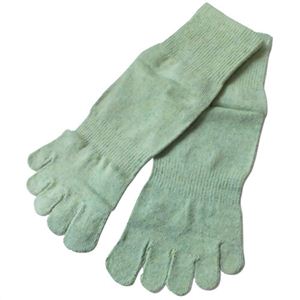 シルク五本指ソックス M(24-26cm) メロン