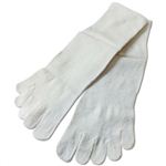 シルク五本指ソックス M(24-26cm) ホワイト